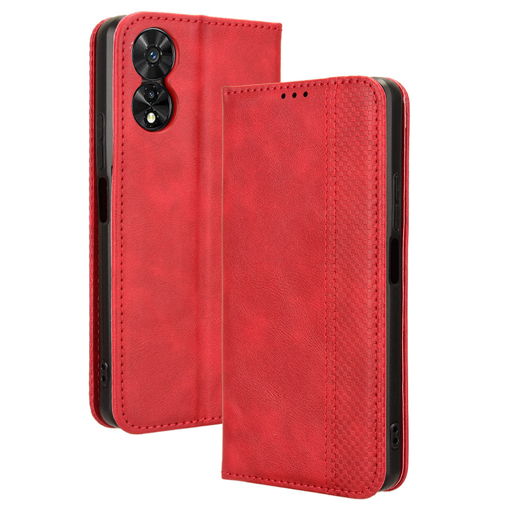 For TCL 505 T509K T5094 Case Retro Leather Magnetic Closure Flip Phone Cover For TCL 505 T509K T5094 Case Retro Leather Magnetic Closure Flip Phone Cover